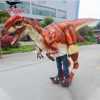 Costume de dinosaure animal de simulation Costume de dinosaure T rex réaliste pour Jurassic Dinosaur Park