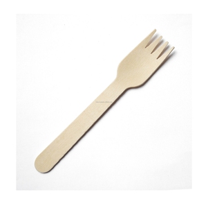 <b>Disposable</b> Wooden Fork 6.3 Inch Magnolia Conifera FSC Certified Biodegradable Eco Friendly Bulk Supplier - Product Image 1
