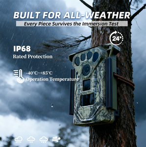 <span class=keywords><strong>Caméra</strong></span> <span class=keywords><strong>de</strong></span> surveillance 4K IP68 avec autonomie <span class=keywords><strong>de</strong></span> 12 mois alimentée par une batterie au lithium avec 100 °   <span class=keywords><strong>Caméra</strong></span> <span class=keywords><strong>de</strong></span> surveillance extérieure grand angle et double détecteur PIR - Product Image 4