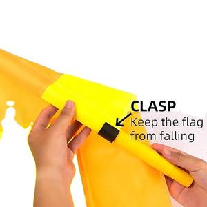 Bandera de Esquina Personalizable de Poliéster con Impresión Digital para Campos de Fútbol - Construcción Ecológica - Product Image 3