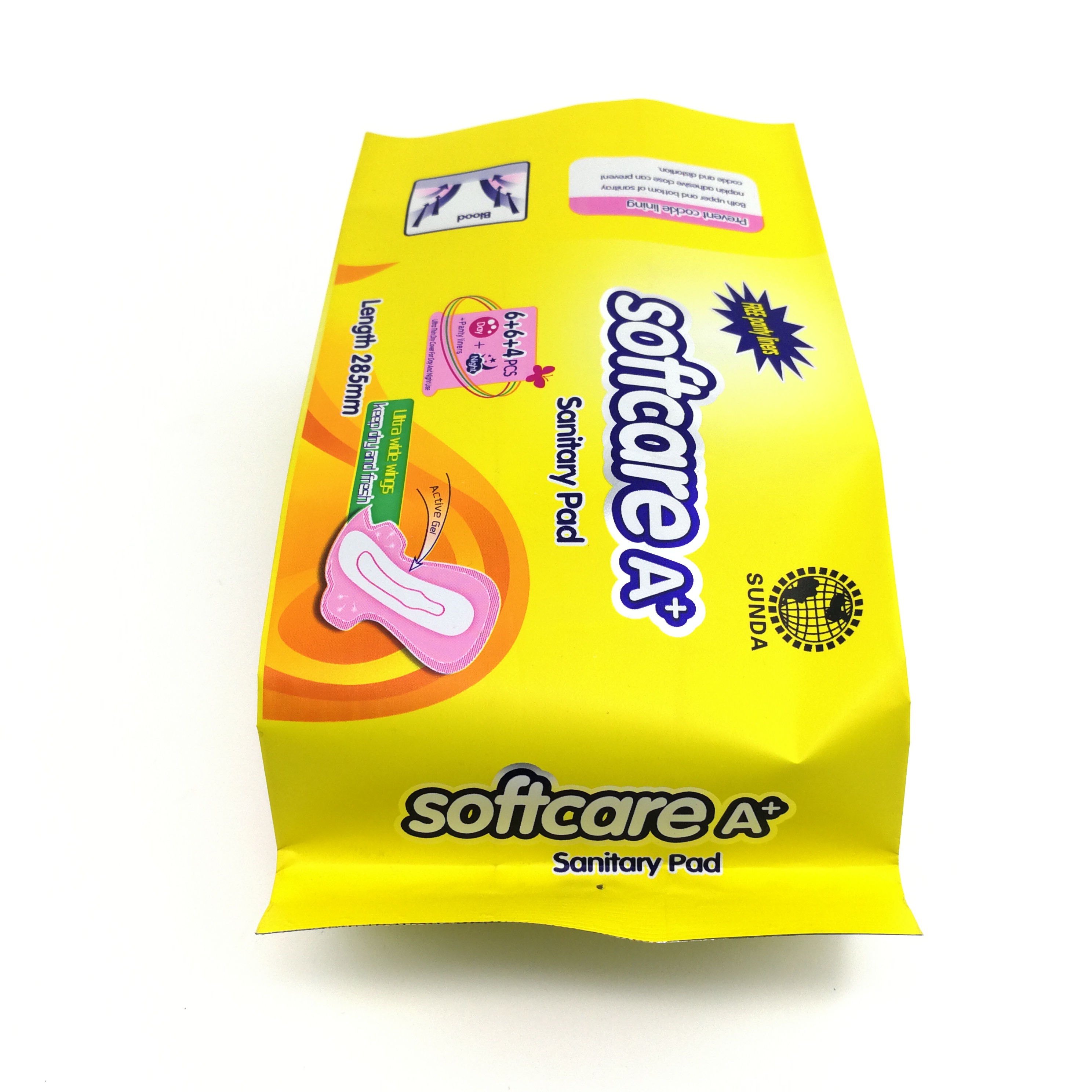Sac en plastique de gousset latéral adapté aux besoins du client de sacs d'emballage alimentaire