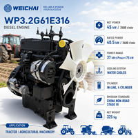 SCDC Weichai WP3.2 WP3.2G61E316 40.5kW 2400rpm Su Soğutmalı Dizel Motor Tarım Traktörü Tarım Makineleri Güç Ünitesi için