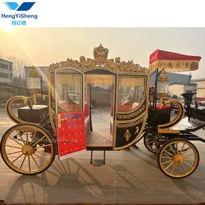 Welcome show the exhibition Attractions Custom designed Royal horse carriage/China Suppliers Horse Carriage for wedding
