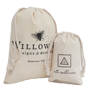 Sacs à poussière en coton pour sacs à main/sacs à bandoulière/chaussures - Protection de rangement souple avec cordon de serrage - Product Image 1