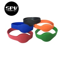 Pulsera de Silicona Programable NXP Original NFC Ajustable Mifare Classic 1K Lavable para Natación y Parques Acuáticos 1356MHz