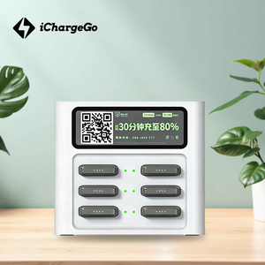 Station de charge rapide pour smartphones avec 6 emplacements, spécialement conçue pour l'Afrique, personnalisable - Product Image 1