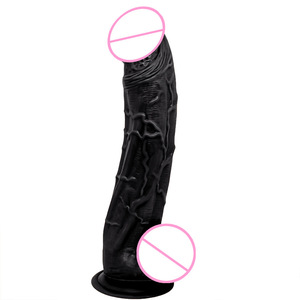Dildo <span class=keywords><strong>Super</strong></span> Lembut Panjang 30cm Terlaris <span class=keywords><strong>Penis</strong></span> Artifisial Realistis untuk Wanita Mainan Seks PVC Elastis - Product Image 1
