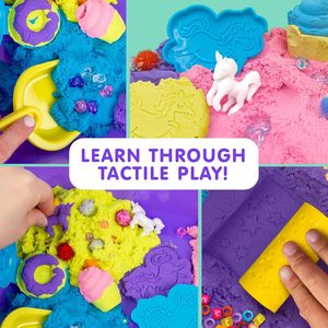 Explore + Create Unicorn Sensory <span class=keywords><strong>Bin</strong></span>-Contenedores sensoriales para niños pequeños-Juguetes sensoriales táctiles todo en uno-Aprender a través de juguetes de juego - Product Image 4