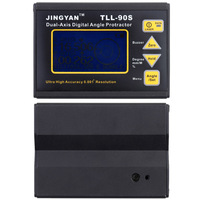 Niveau laser numérique professionnel à double axe TLL-90S, inclinomètre à haute précision, 0,005, avec écran LCD