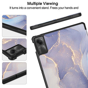 Funda para <span class=keywords><strong>Xiaomi</strong></span> Redmi Pad SE <span class=keywords><strong>11</strong></span> pulgadas 2023 Tablet Cover Tri-fold Stand Slim Light Shell Cover con Auto Wake/Sleep - Product Image 5