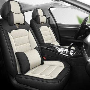 Housse de siège en cuir de luxe coussin de siège auto housses de siège auto en cuir - Product Image 2