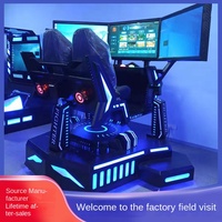 Jeu d'arcade de tir VR à six axes pour deux joueurs, plateforme de jeu VR, équipement de réalité virtuelle 9D, machine de jeu VR commerciale