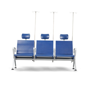Silla de Hospital Hewei LC157-H1, Banco para Exteriores, Parques, Campos Deportivos, con Pasamanos - Product Image 2