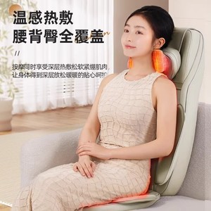 Masseur dorsal à 6 têtes pour le cou et les épaules, rechargeable par USB, avec compresse chaude, pour usage domestique - Product Image 2