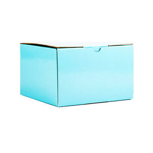Cajas corrugadas azules con precio barato Diferentes tamaños y precio barato Cajas corrugadas con impresión privada - Product Image 3