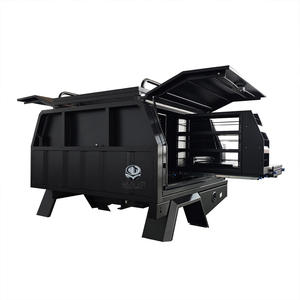 <span class=keywords><strong>Plateau</strong></span> et auvent de camionnette en aluminium sur mesure avec tiroir de cuisine, tiroir coulissant et garde-boue - Product Image 4