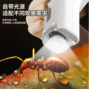 Childrens Screen Microscope 1200x Digital With Display For Science Education Teaching Toy - Product Image 3