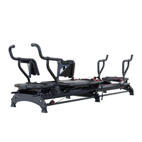 Machine Mega Reformer à montage facile avec roues de transport, Xformer Mega Reformer pour la pratique du Pilates pour débutants