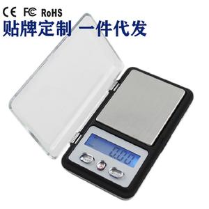 Balance à bijoux portable 200g 0.01g, affichage LCD de précision, mini balance de poche pour la mesure du poids de l'or, forme rectangulaire, fonctionne sur piles - Product Image 2