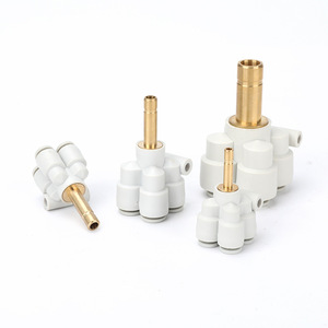 Conector Rápido Neumático de Plástico de Cinco Vías SiVK, Reductor de Uno a Cuatro, S KQ2UD04 06 PRG08 10 - Product Image 2