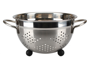 superior quality 18/8 Stainless Steel Strainer Food Grade Drain Colander For Kitchen Wash - Product Image 2