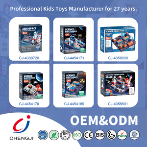 Chengji DIY khối xây dựng điện tử Đồ chơi mạch trẻ em giáo dục khoa học hàng không vũ trụ Đồ chơi khoa học khối điện tử - Product Image 6