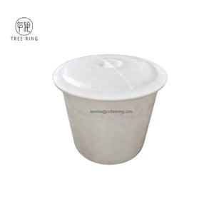 Couvercle de réservoir de stockage en vrac cylindrique à fond plat de 100 gallons en PEBDL léger protégé contre les UV de qualité alimentaire pour aquaponique - Product Image 6