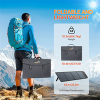 Portable haute qualité 120W polymère Aviation matériel panneaux solaires étanche pliable chargeur solaire ordinateurs portables téléphones portables tablettes