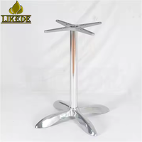 Socle de table en aluminium avec cadre croisé pliable |   Pieds de table en métal sur mesure pour restaurant et usage extérieur