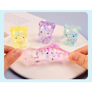 Mini-ours en caoutchouc à la maltose, à thème Aurore, à rebond lent, remplis de sirop, jouets anti-stress fournis par le fabricant, vente en gros - Product Image 5