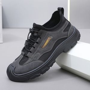 Chaussures de randonnée pour hommes, dessus en mesh respirant, semelle intermédiaire en EVA, chaussures de marche décontractées confortables - Product Image 5