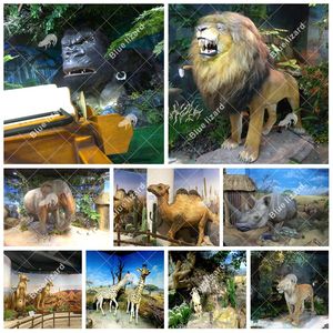 Sculpture d'antilope tibétaine animatronique réaliste pour intérieur - Modè<span class=keywords><strong>le</strong></span> animal personnalisé <span class=keywords><strong>de</strong></span> qualité muséale pour zoo et parc - Product Image 6