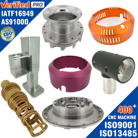 Cache-moteurs de protection en aluminium anodisé usinés CNC sur mesure, adaptateurs de boîtiers mécaniques à bride pour pièces aérospatiales, de défense et automobiles