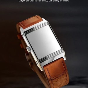 2025 New Arrivals 24.4MM Square <b>Watch</b> for Men Sports <b>Watches</b> Overturn Stainless Steel <b>Watch</b> Sapphire Crystal 50M Waterproof - Product Image 5