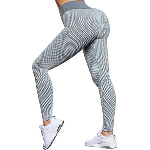 FOXA Leggings de yoga texturés à taille haute pour femmes, pantalons d'entraînement extensibles dans quatre directions - Product Image 1