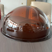 Dôme de toit en plastique acrylique transparent Fenêtre de dôme en plexiglas en polycarbonate avec moule à cloques Feuille de plastique fabriquée