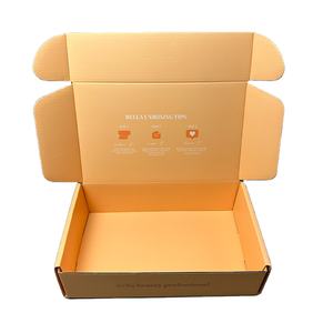 Logo personnalisé imprimé en forme de vague pour déchirer ouverture boîte d'emballage ondulé découpé pliant Mailer expédition boîte postale - Product Image 5