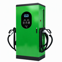 Station de recharge rapide DC pour véhicules électriques personnalisée 160 kW 120 kW à double borne CCS CHAdeMO, station de recharge commerciale
