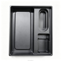 Fabricant d'emballages en blister PS personnalisés OEM, insert pour emballage en blister, certifié ISO9001 et RoHS, plateau intérieur noir pour boîte de téléphone