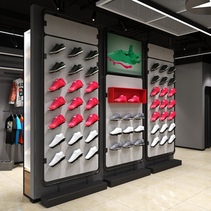 Biểu Tượng Tùy Chỉnh Sneaker Thương Hiệu Cửa Hàng Tùy Chỉnh Thiết Kế Cửa Hàng Kim Loại Ống Treo Tường Giày Hiển Thị - Product Image 1