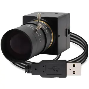 ELP 4K 8MP摄像机USB IMX179高清5-50毫米变焦镜头迷你USB摄像机，用于直播/视频会议