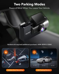 WOLFBOX Dealer I17 4k Night Vision Front and Inside Triple Camera Dash Cam Car Video Recorder with 5G - Product Image 5