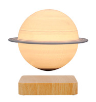 Dropshipping Gift CJH Maglev Planet Palm Star River Atmosphere Bedhead Bedroom Maglev Saturn Desk Lamp Ornament