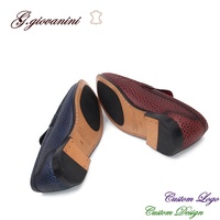 Chaussures de ville de luxe haut de gamme pour hommes, en cuir verni gaufré de qualité supérieure, avec boucle de marque, mocassins de cérémonie, fabrication professionnelle