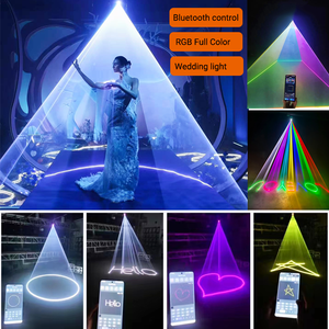XGD - Nuevo Proyector Láser de 8 W con Animación <span class=keywords><strong>3D</strong></span> a Todo Color, Clasificación IP33, 90 CRI, Control DMX512 para Iluminación de Escenarios de Discotecas - Product Image 3