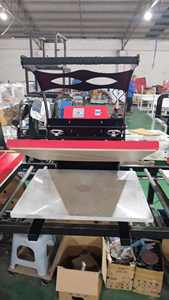 80*100 cm Large Size Custom Clamshell Large Format Press Manual Electric Heat Press Machine for T-Shirt Printing