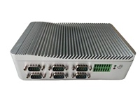 Komputer Desktop Linux Intel Core I3-8130U DDR4 Embedded X86 Fanless Mini PC Industrial dengan 6*COM 2*LAN 6*USB