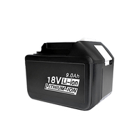 Paket Baterai Pengganti Alat Tanpa Kabel Kapasitas Ultra Besar 15 Sel 18V 90Ah Dengan Tampilan Daya Untuk Makita