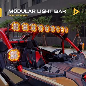 <span class=keywords><strong>Barra</strong></span> de Luces LED Modular Enlazable de 48 Pulgadas y 12V, Amarilla, Súper Brillante, <span class=keywords><strong>para</strong></span> Montaje en Techo, Todoterreno, <span class=keywords><strong>para</strong></span> Camioneta Polaris, <span class=keywords><strong>Barra</strong></span> de Luces Auxiliar 4X4 - Product Image 1