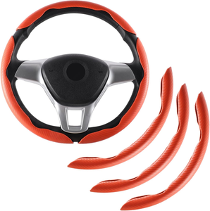 Enjoliveur de <span class=keywords><strong>volant</strong></span> universel antidérapant en fibre de carbone toutes saisons, compatible sport <span class=keywords><strong>Polo</strong></span> Accord Land Cruiser Hilux pour - Product Image 4